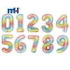 40inch Mylar Foil Rainbow Number Balloons