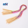 18PCS Bamboo Circular Knitting Needle