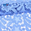 Blue Guipure Lace Fabric
