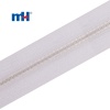#5 Plastic Transparent Zipper Long Chain