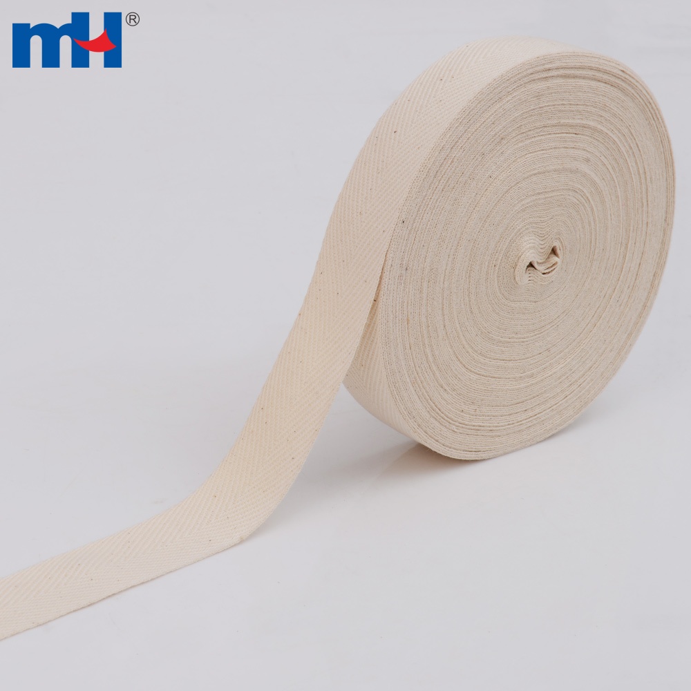 26mm Raw White Cotton Tape for Carpet Binding Ningbo MH