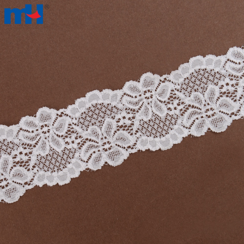 Wholesale Elastic Nylon Tricot Lace Trim
