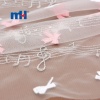 Musical Notes Embroidered Fabric