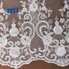 White Corded Lace Fabric