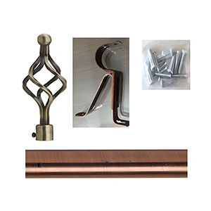 7313 0124 Curtain Rods