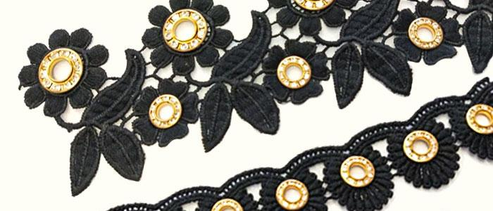 Chemical Lace with Diamond-Embedded Eyelet diamond eyelet 700 400