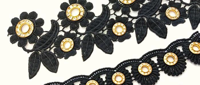 Chemical Lace with Diamond-Embedded Eyelet diamond eyelet 700 400