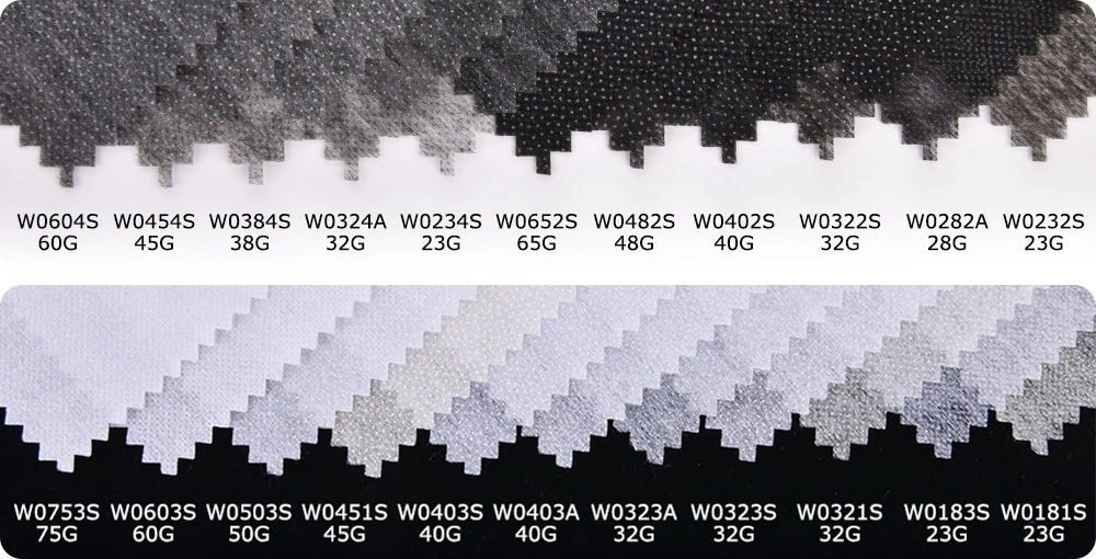 thermal calendaring nonwoven interlining weight custom