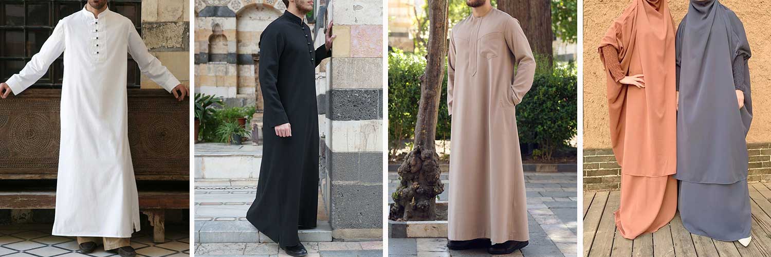 Applied to collars and plackets of Arab robes or any other robe. Application of Solid Chiffon Fabric