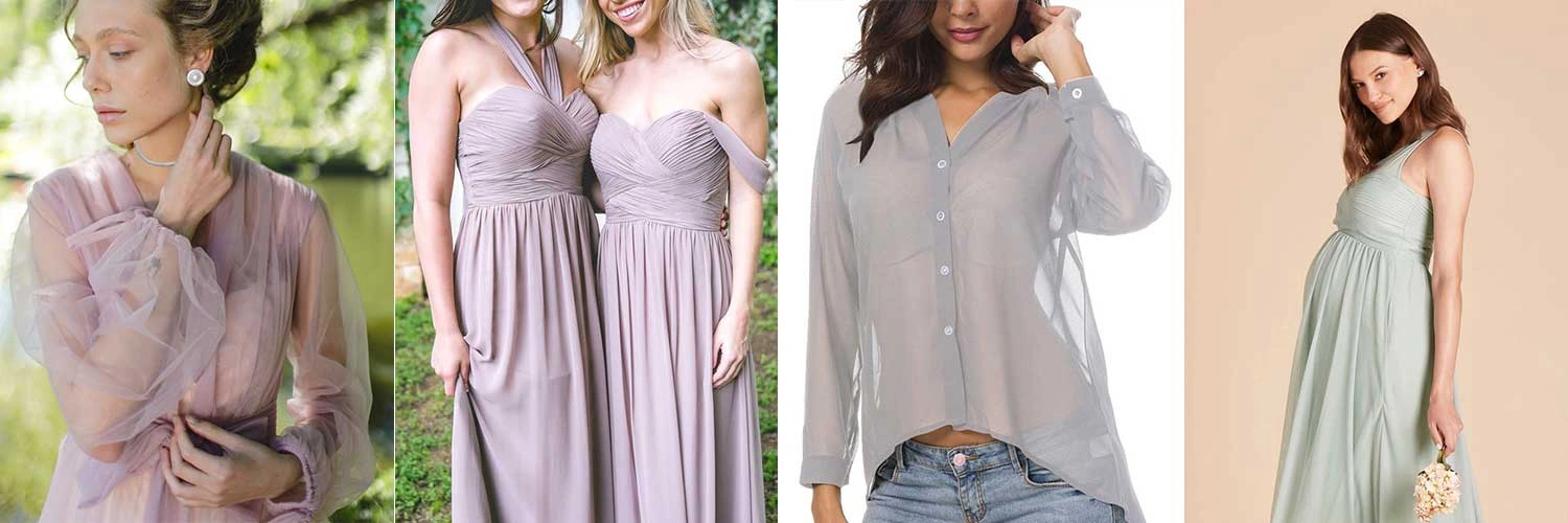 Application of Solid Chiffon Fabric Application of Solid Chiffon Fabric