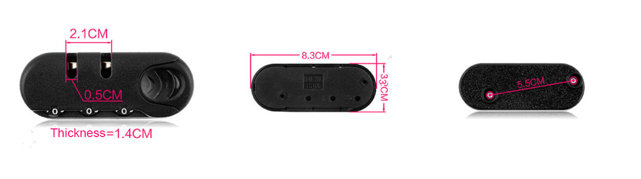 luggage lock size luggage lock size