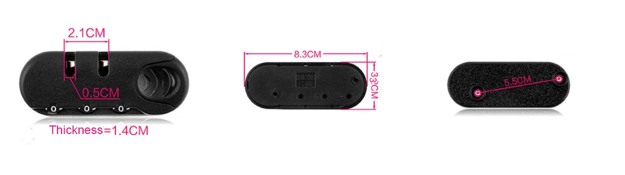 luggage lock size luggage lock size