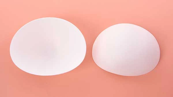 Oval bra pad Oval bra pad