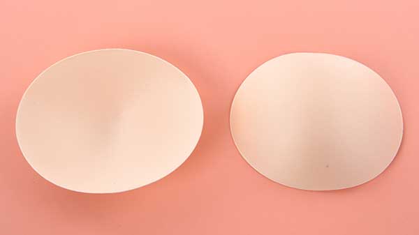 Oval bra pad Oval bra pad