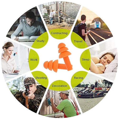 Ultra Soft Foam Earplugs are Nontoxic and Safe for Your Skin.