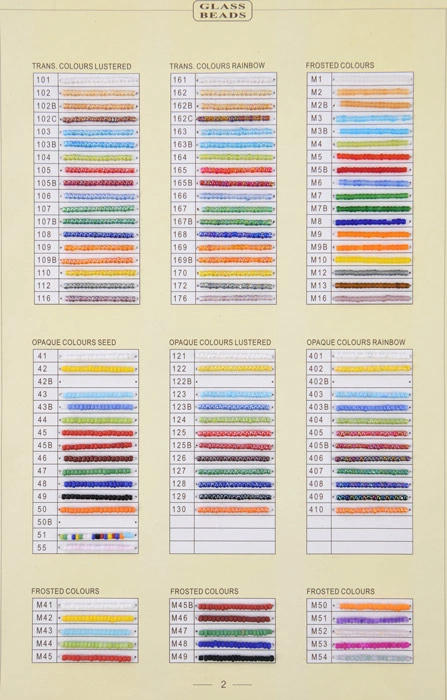 glass beads color