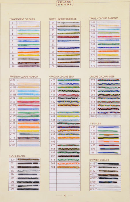 glass beads color