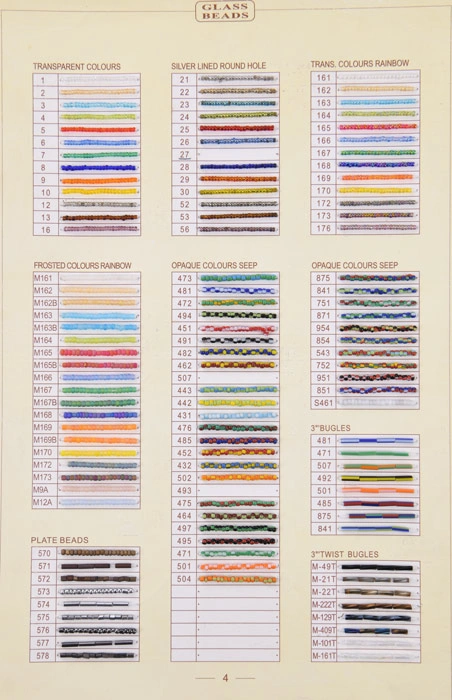glass beads color
