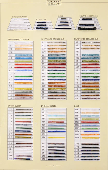 glass beads color