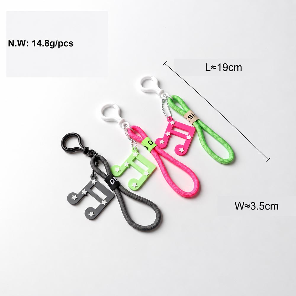 Music note charm with 19cm length markings