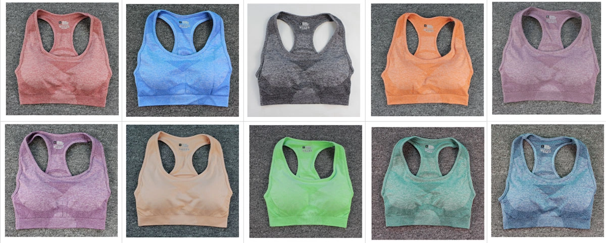 Knitted sports bra colors