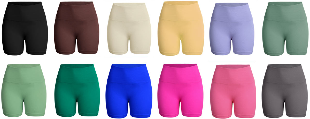 Ribbed Yoga Shorts Ribbed Yoga Shorts