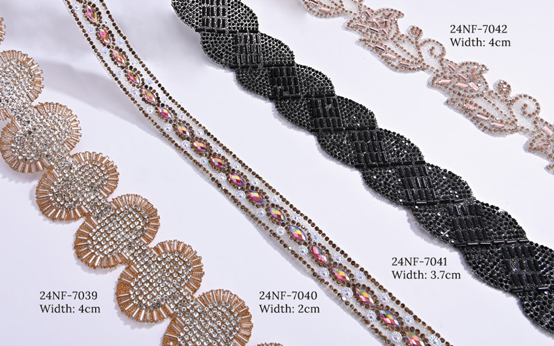 hotfix rhinestone trim