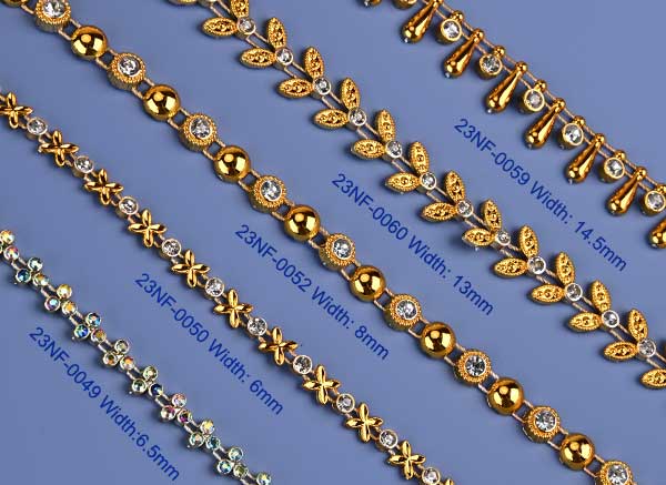 rhinestone chain trim rhinestone chain trim