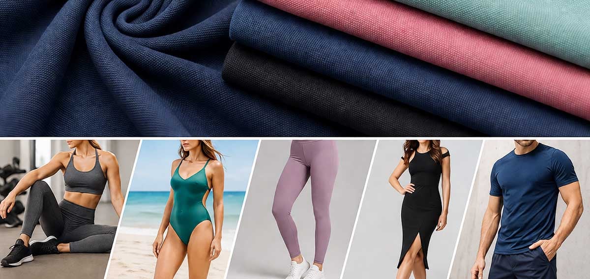 polyester spandex 4 way stretch fabric 3