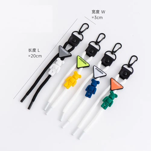 Cordão trançado para pingentes de bolsas no estilo Miu, diversas cores, fornecimento por atacado.
