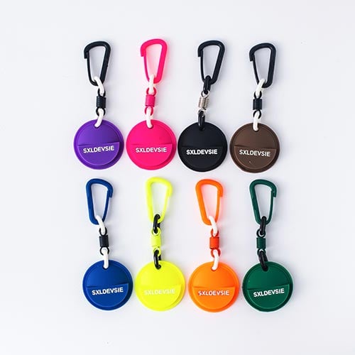 Rubber Bag Charm, Silicone Phone Tag, Streetwear Accessories