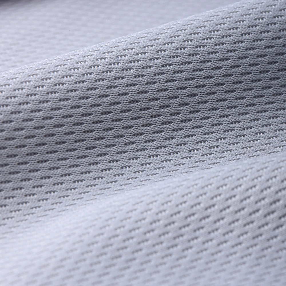 100% polyester bird eye mesh fabric 125gsm texture 24NW-2357