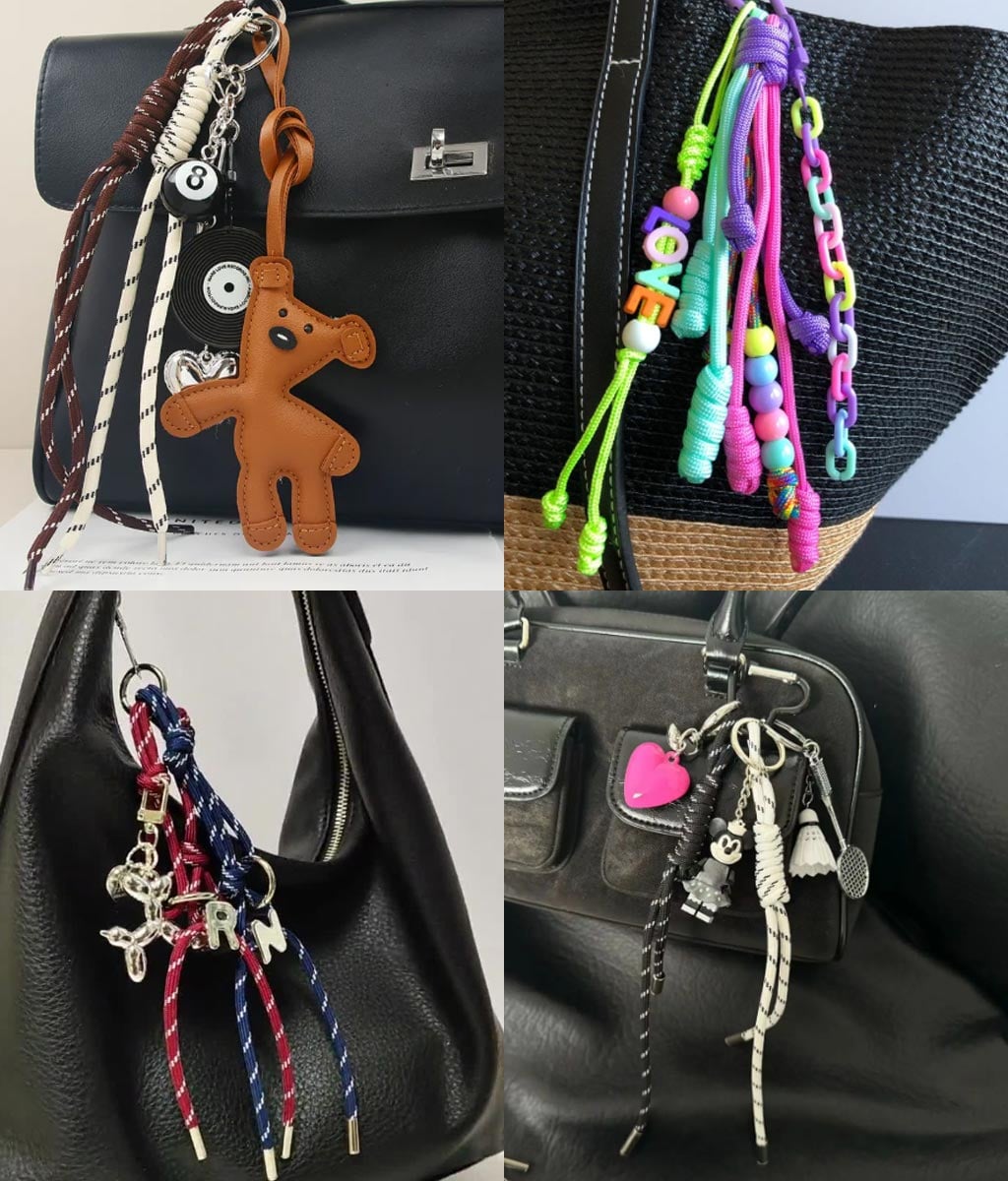 charms on bag