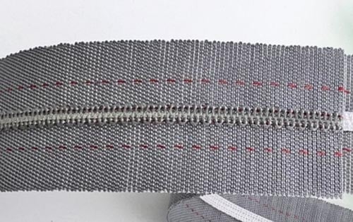 hot melt LFC zipper for zip screen system