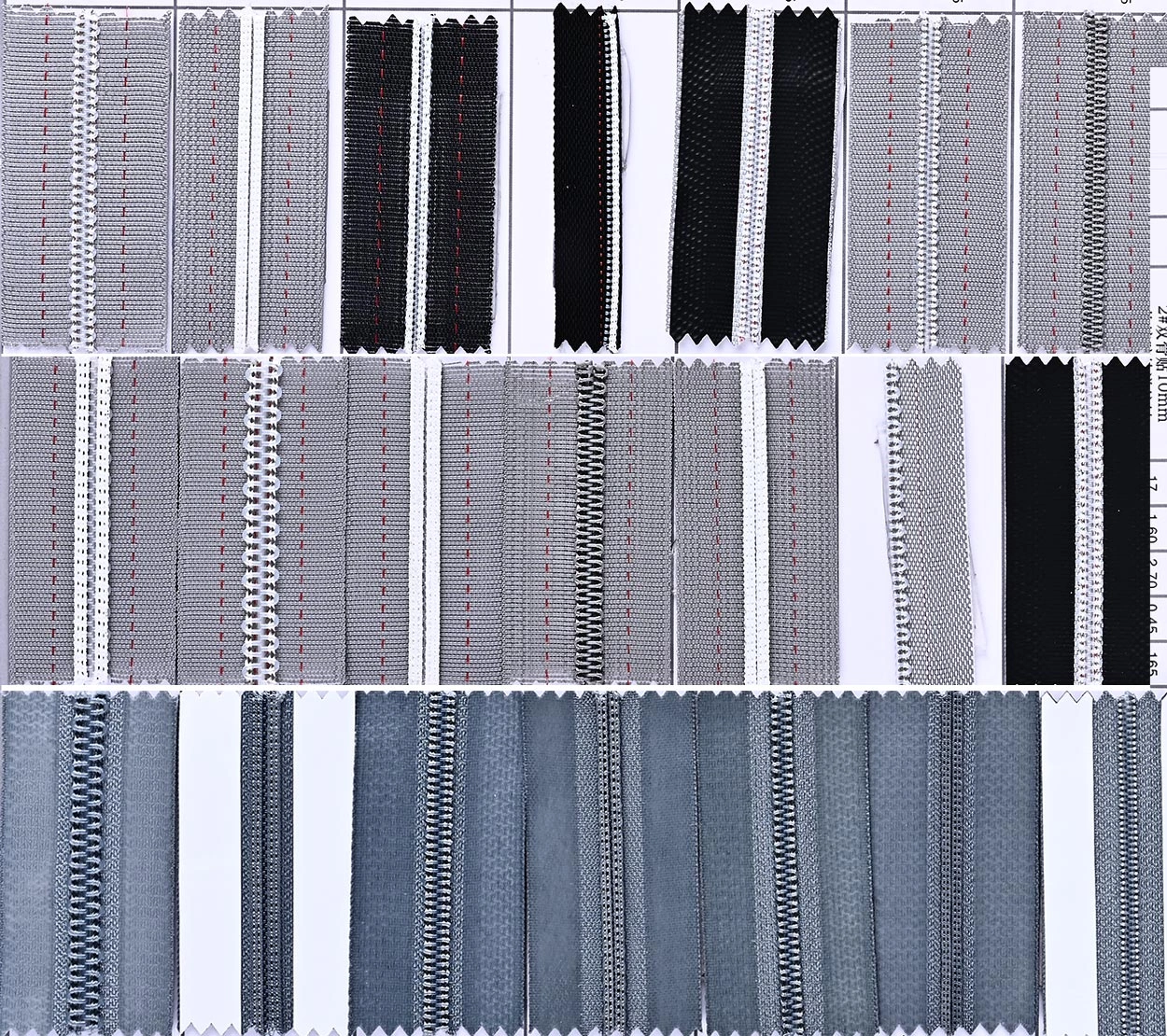 hot melt LFC zipper for zip screen system