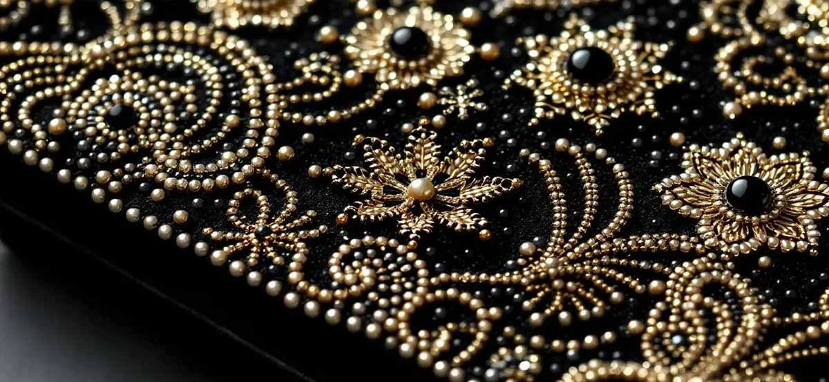 black beaded appliques 4