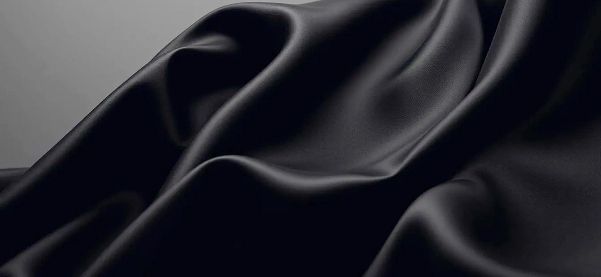 black silk taffeta fabric 3