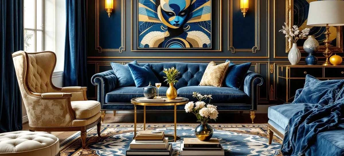 blue velvet fabric for upholstery 4