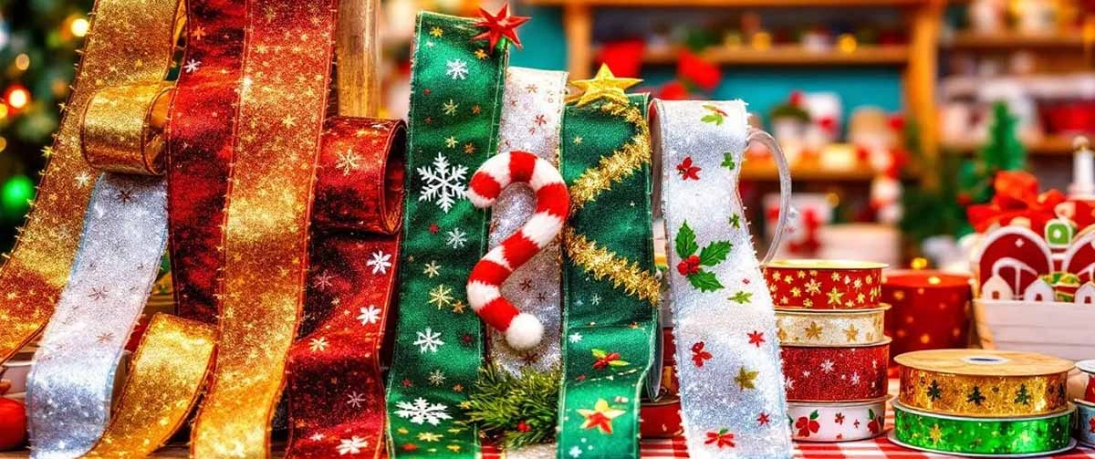 christmas wired ribbon 4