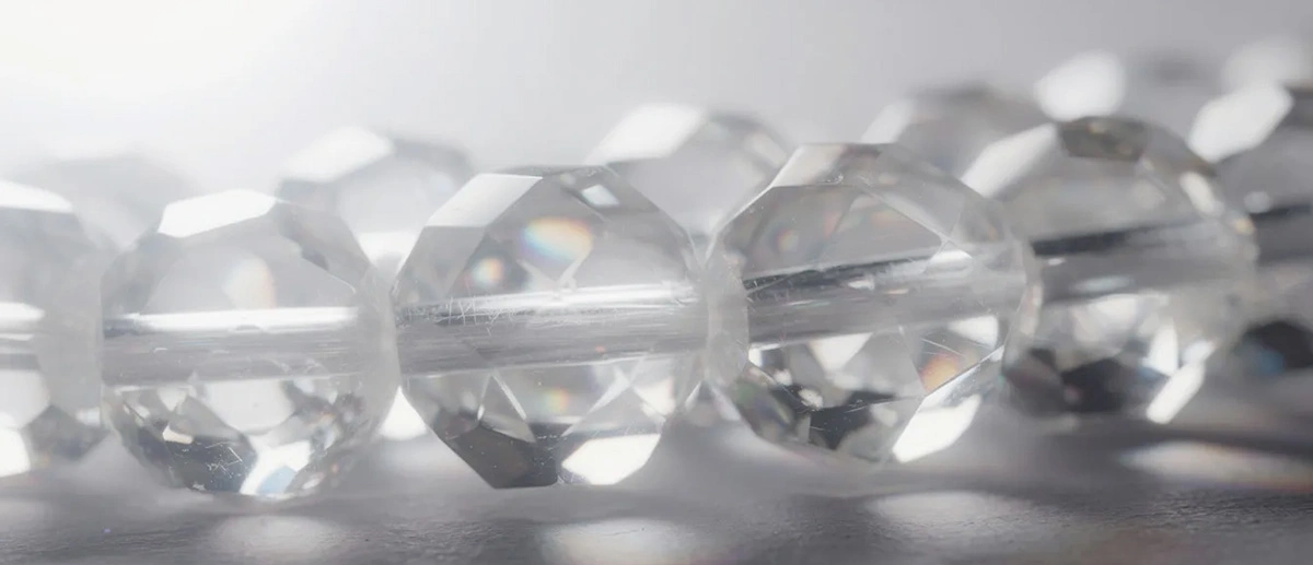 clear glass bead 4