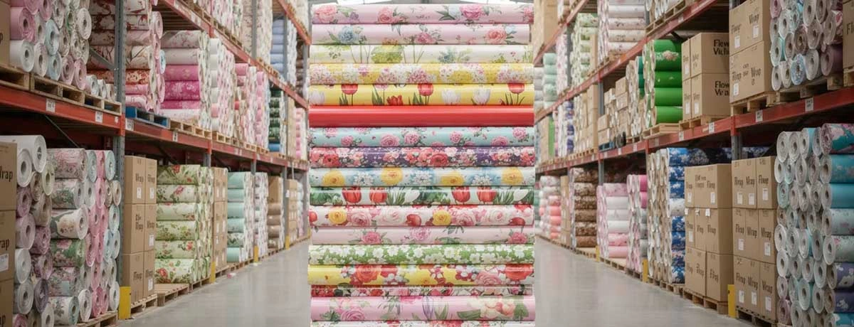flower wrapping paper wholesale 3
