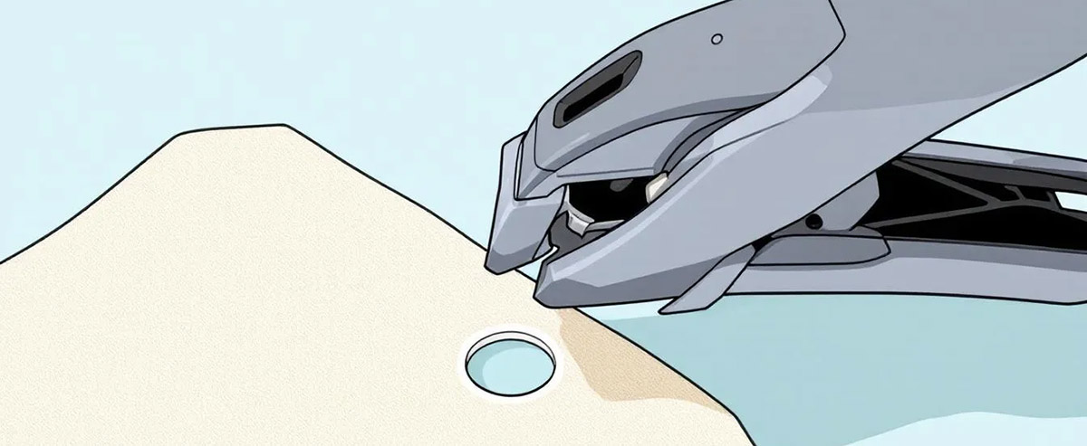 how to put grommet in fabric 3