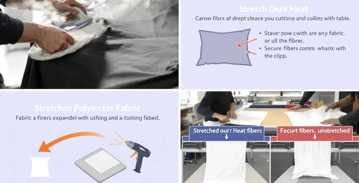 how to stretch polyester 4