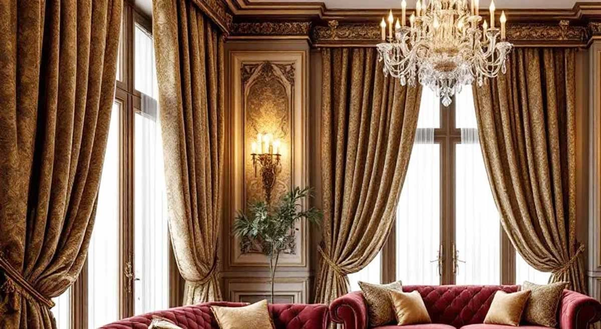 jacquard fabric for curtains 5