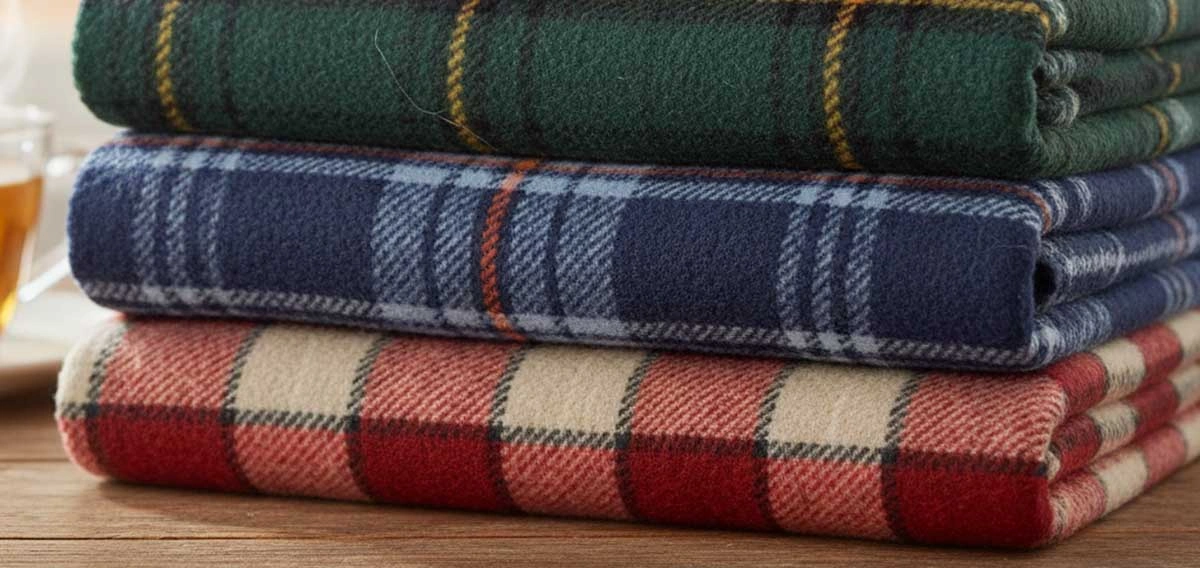 plaid fleece fabric 4