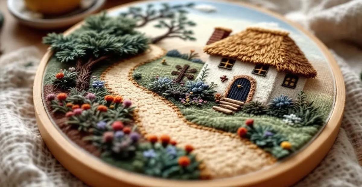 punch needle sewing 5