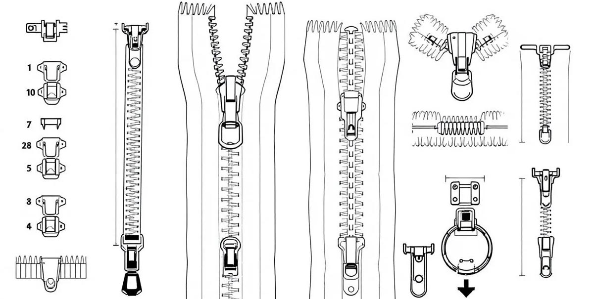 replacement zipper slider 4