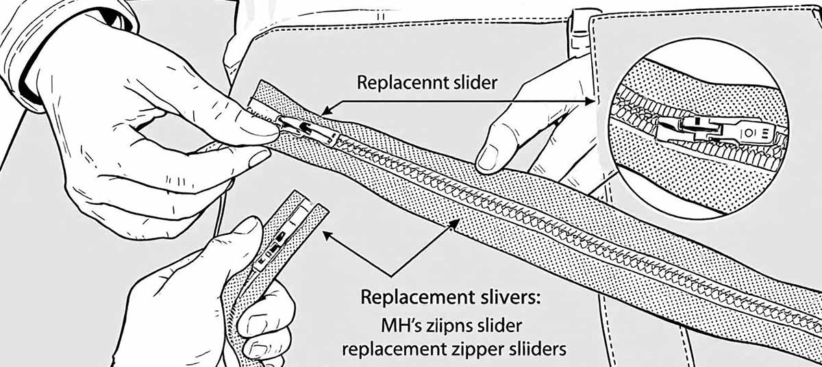 replacement zipper slider 5