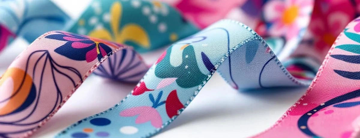 ribbon grosgrain printed 3