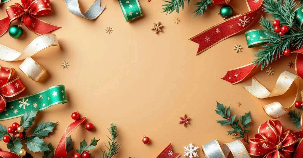 ribbons for christmas 3